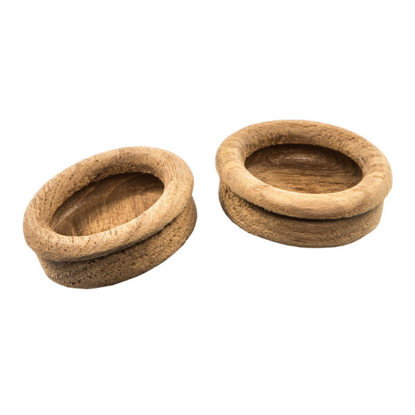 Whitecap Teak Round Drawer Pull - 1-3-8" Round - 2 Pack - Image 3