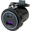 Sea-Dog USB 3.0 & USB-C Power Socket w-Out Light