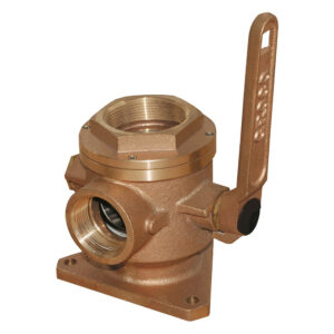GROCO 1-1-4" Safety Seacock w-1" Side Port