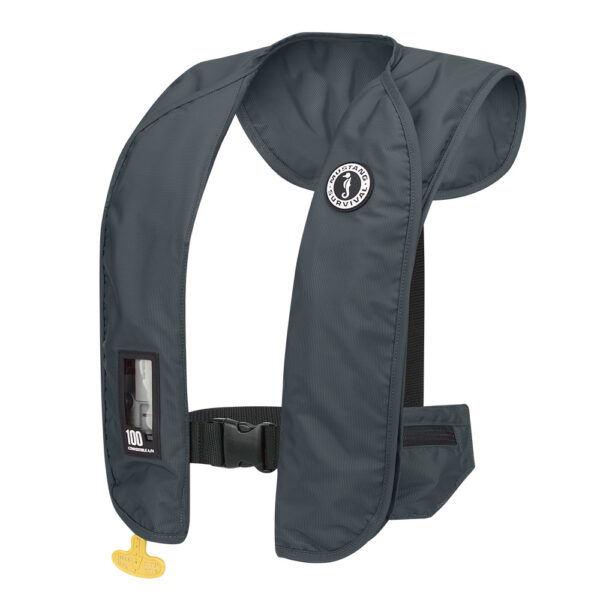 Mustang MIT 100 Convertible Inflatable PFD - Admiral Grey - Image 3