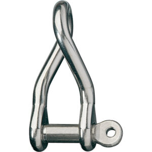 Ronstan Twisted Shackle - 3-8" Pin - 2-1-8"L x 5-8"W