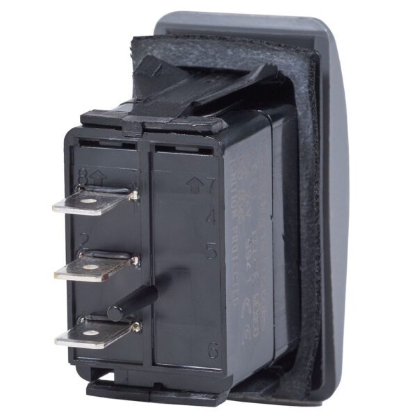 Blue Sea 7933 Contura II Switch SPDT Black - (ON)-OFF-(ON) - Image 2