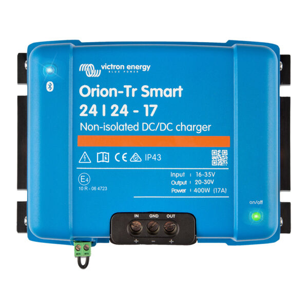 Victron Orion-TR Smart 24-24-17A 17A (400W) Non-Isolated DC-DC Charger or Power Supply