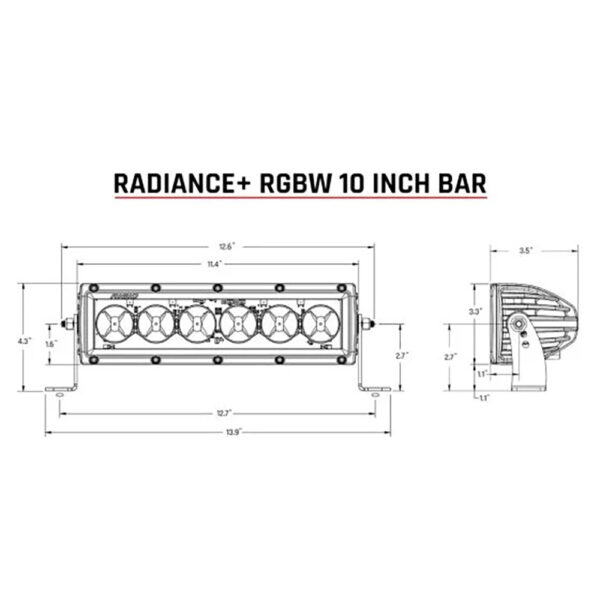 RIGID Industries Radiance + 10" Light Bar - RGBW - Image 3