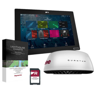 Raymarine Axiom+ 12 RV Chartplotter-Fishfinder w-Raymarine Quantum Q24C Radar Bundle