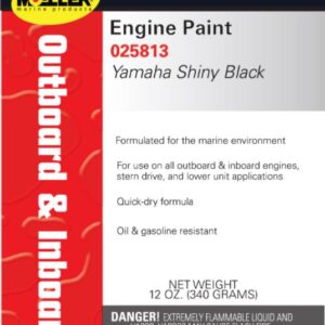 YAMAHA SHINY BLACKENGINEPAINT