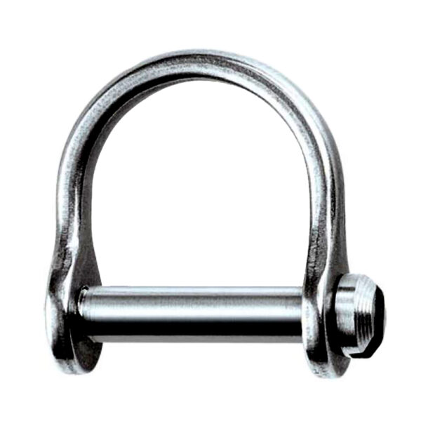 CW55118 Ronstan Wide Dee Shackle - 1-8" Pin - 15-32"L x 11-32"W