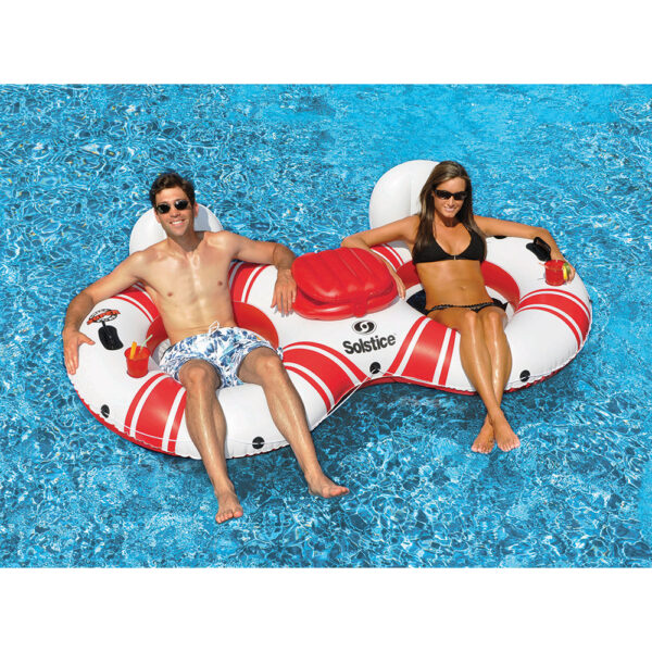 Solstice Watersports Super Chill 2-Person River Tube w-Cooler - Image 3