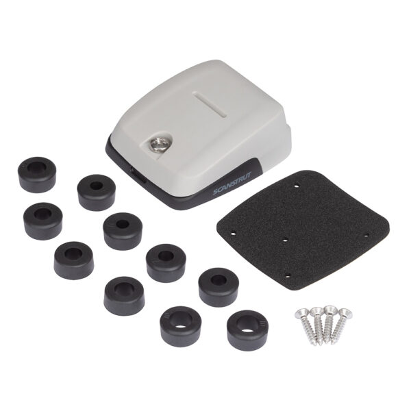 Scanstrut Horizontal Double-Entry Cable Seal - Grey - Multiple Cable Combinations - Image 3
