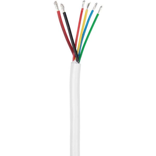 Ancor RGB + Speaker Cable - 18-4 +16-2 Round Jacket - 25' Spool Length