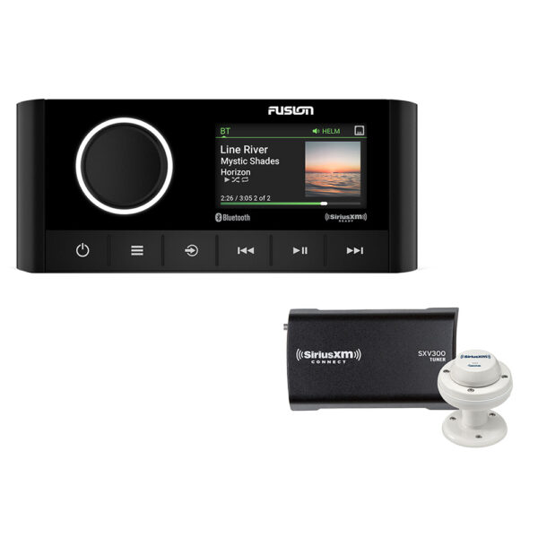 Fusion Apollo MS-RA670 Stereo w-SiriusXM SXV300 Connect Tuner & Marine-RV Antenna