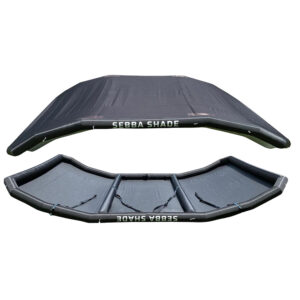 Sebba Shade 8 x 12 ft. Black Sun Shade f-Boats 26'+