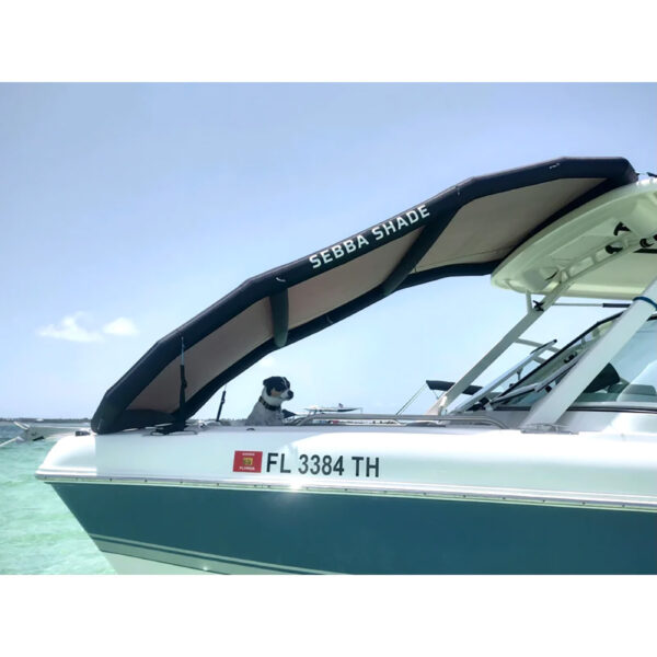 Sebba Shade 8 x 12 ft. Seafoam Sun Shade f-Boats 26'+ - Image 2