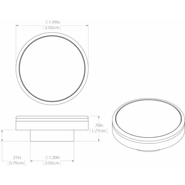 Lumitec Halo - Flush Mount Down Light - White Finish - White Non-Dimming - Image 4