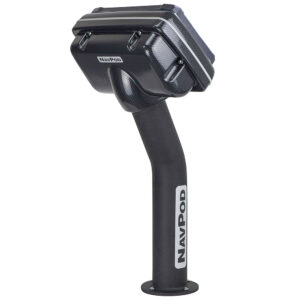 NavPod PED5100-01 PedestalPod Pre-Cut f-Humminbird HELIX 10 & HELIX 9 Series - Carbon Black