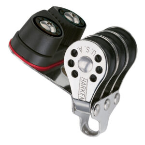 Harken 22mm Triple Micro Block w-Cam Cleat