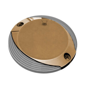 Lumitec Scallop Surface Mount Pathway Light - Spectrum RGBW-Warm White - Bronze Finish