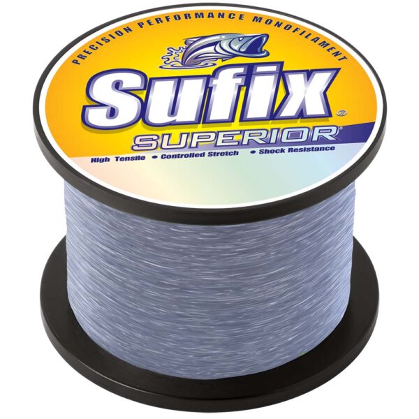 CW90335 Sufix Superior Smoke Blue Monofilament - 30lb - 450 yds