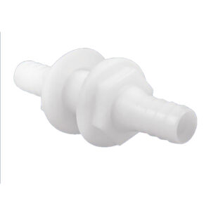 Attwood White Plastic Double Ended Connector - 3-4" Inner Diameter