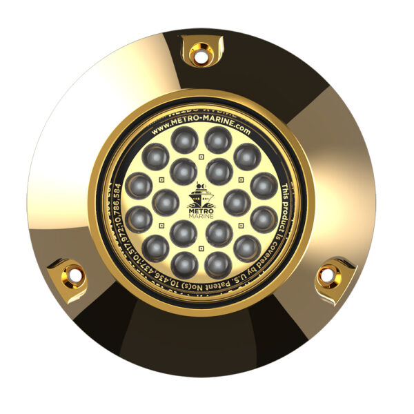 Metro Marine High-Output Submersible Underwater Light w-Intelligent Monochromatic LED's - Blue, 90 Beam