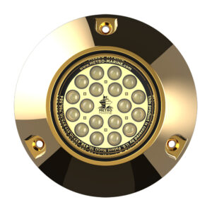 Metro Marine High-Output Submersible Underwater Light w-Intelligent Monochromatic LED's - White, 45 Beam
