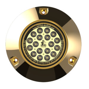 Metro Marine High-Output Submersible Underwater Light w-Intelligent Monochromatic LED's - White, 90 Beam