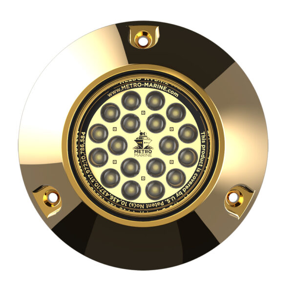 Metro Marine High-Output Submersible Underwater Light w-Intelligent Monochromatic LED's - White, 90 Beam