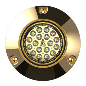 Metro Marine High-Output Submersible Underwater Light w-Intelligent Full Spectrum LED's - RGBW, 90 Beam