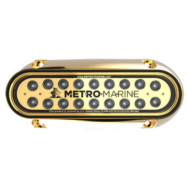 Metro Marine High-Output Elongated Underwater Light w-Intelligent Monochromatic LED's - Blue, 90 Beam