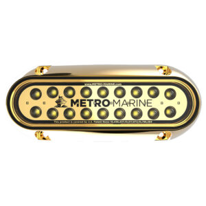 Metro Marine High-Output Elongated Underwater Light w-Intelligent Monochromatic LED's - White, 45 Beam