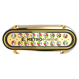 Metro Marine High-Output Elongated Underwater Light w-Intelligent Full Spectrum LED's - RGBW, 45 Beam