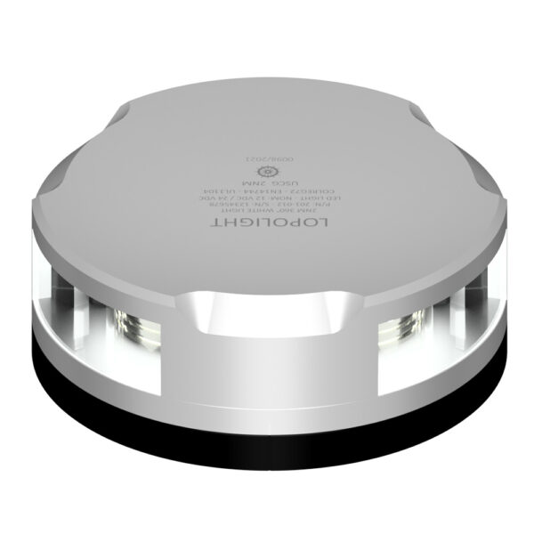 Lopolight Masthead-360-Degree Light - 3NM - Silver Housing w-FB Base