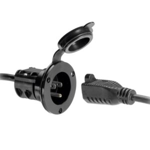 MKR-21 AC POWER PORT (BLACK)