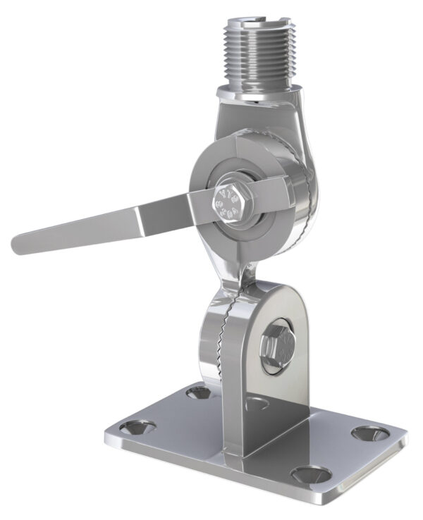 STAINLESS RATCHET VHF ANTENNA MOUNT