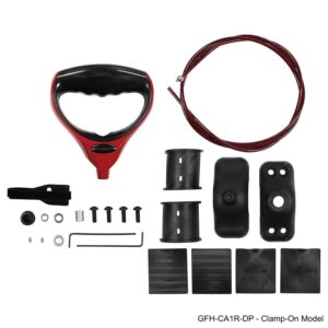 RED G-FORCE HANDLE W- MOTOR CLAMP