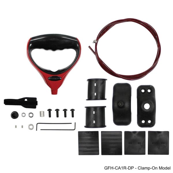 RED G-FORCE HANDLE W- MOTOR CLAMP