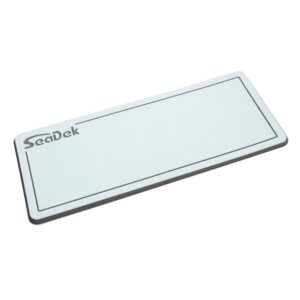 SeaDek Small Helm Pad - Caribbean Blue-Storm Grey