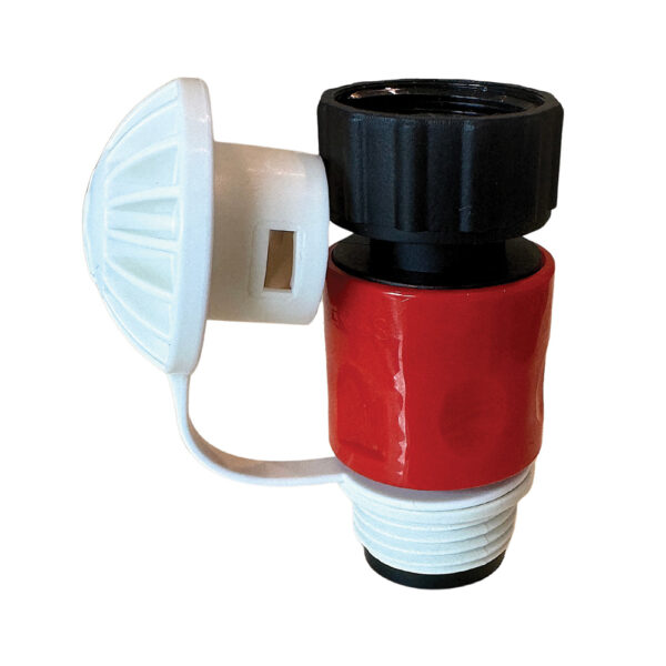 Flush-M Suzuki Motors Flush Quick Release Port w-90 Elbow - White
