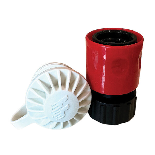 Flush-M Suzuki Motors Flush Quick Release Port w-90 Elbow - White - Image 2