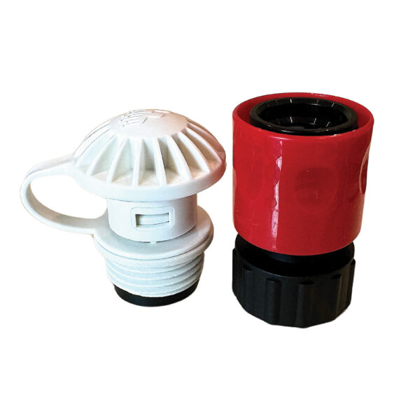 Flush-M Suzuki Motors Flush Quick Release Port w-90 Elbow - White - Image 6