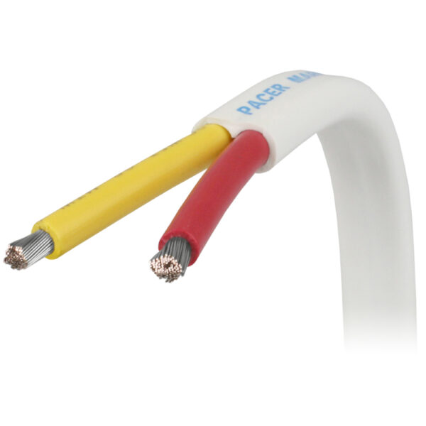 Pacer 6-2 AWG Safety Duplex Cable - Red-Yellow - Sold By The Foot