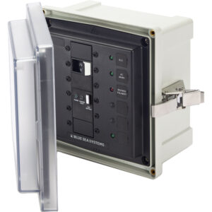 Blue Sea 3119 SMS Surface Mount System Panel Enclosure - 120-240V AC - 50A ELCI Main - 1 Blank Circuit Position