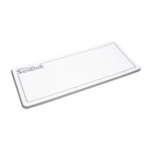 SeaDek Small Helm Pad - White-Storm Grey w-SeaDek Logo