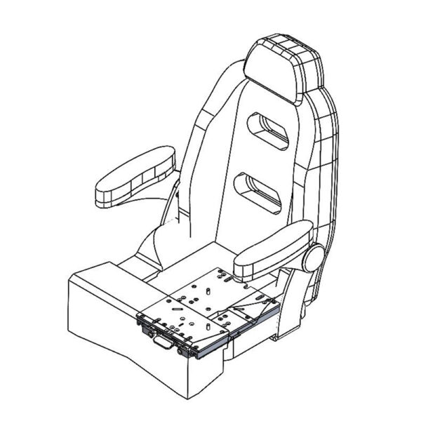 TACO Low Profile Adjustable Seat Slide - Image 3