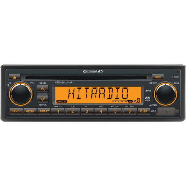 Continental Stereo w-CD-AM-FM-BT-USB - 24V