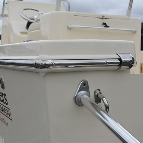 TACO Hollow Back 304 Stainless Steel Rub Rail Insert 3-4" x 6' - Image 3