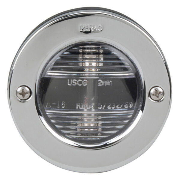 Perko Vertical Mount Stern Light 12VDC w-STS Bezel