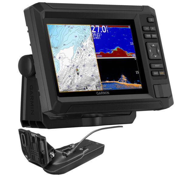 Garmin ECHOMAP UHD2 74CV Chartplotter-Fishfinder Combo w-US Coastal Maps & GT20-TM