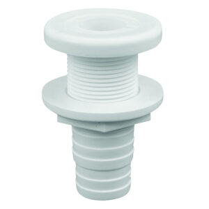 Attwood White Plastic Thru-Hull Fitting - 1-1-8" Inner Diameter