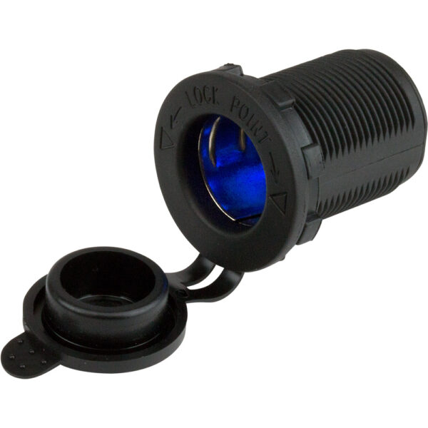 Sea-Dog 12V Power Socket w-Blue LEDs